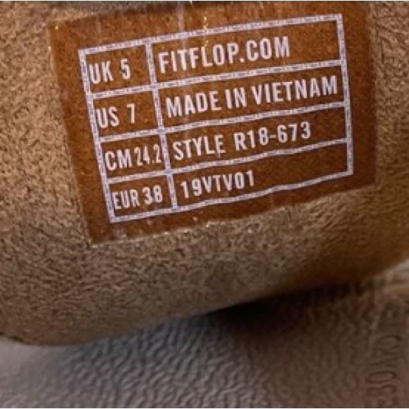 FITFLOP Sandals Lottie Chevron Shimmer Thongs Slip On Comfort Wedge Pink Size 7 - Picture 8 of 9